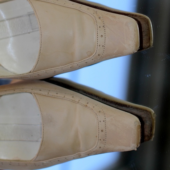 Gucci Square Toe Leather Slingback Pump (STEAL) - Picture 5 of 7